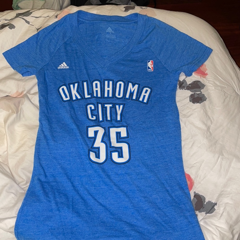 Adidas Oklahoma City Kevin Durant #35 T-shirt - blue
